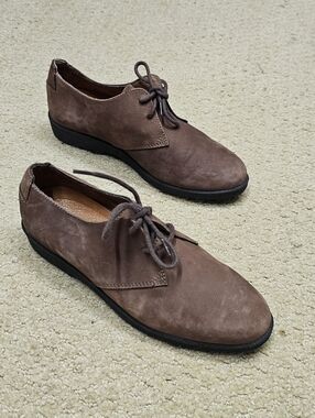 Vintage Sebago Brown Suede Comfort Lace Up (Made In Portugal) - Women sz 7